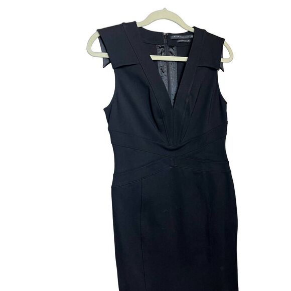Mackage Black Bodycon Mini Dress Sz. 10 - Picture 2 of 6